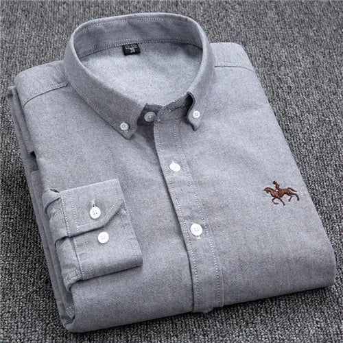 Rysand | Premium klassieke polo voor heren – Slim fit met lange mouwen, casual en gekleed
