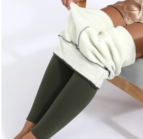 Evaniah | Premium fleecegevoerde dameslegging – Warme thermische winterlegging
