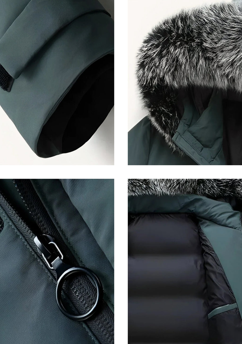 Seraina | Veste d'hiver confortable pour femme avec capuche en fausse fourrure – Veste d'extérieur chaude, élégante et imperméable