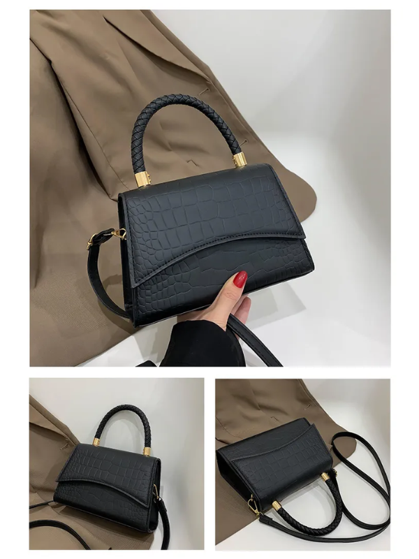 VelaBag | Petit sac à main en cuir – Sac bandoulière élégant et sac à main pour femme, sac de créateur compact