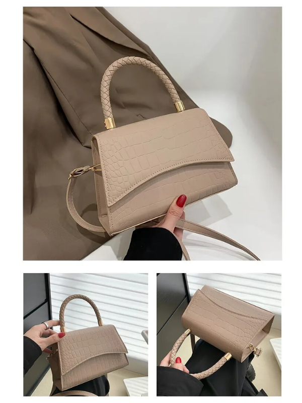 VelaBag | Petit sac à main en cuir – Sac bandoulière élégant et sac à main pour femme, sac de créateur compact