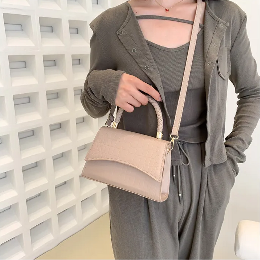 VelaBag | Petit sac à main en cuir – Sac bandoulière élégant et sac à main pour femme, sac de créateur compact