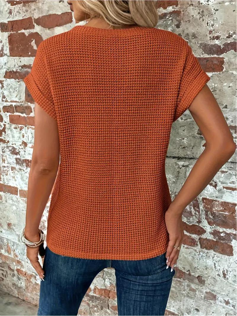 Omira | Stijlvolle damesblouse – Elegante top met korte mouwen voor een casual look