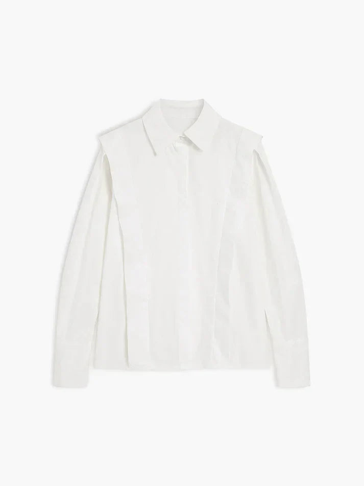 Miori | Oversized damesoverhemd – Minimalistische zakelijke blouse