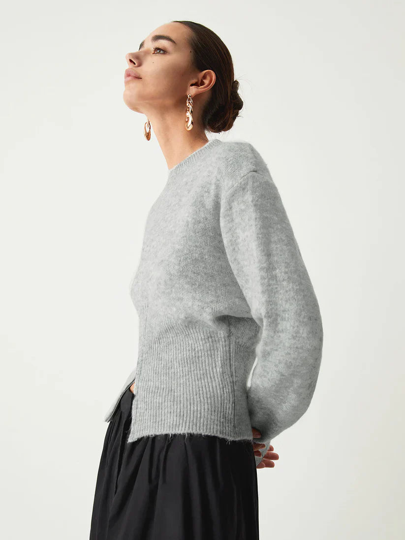 Zylera | Dames trui met halve rits – Relaxte casual sweater voor dagelijks gebruik