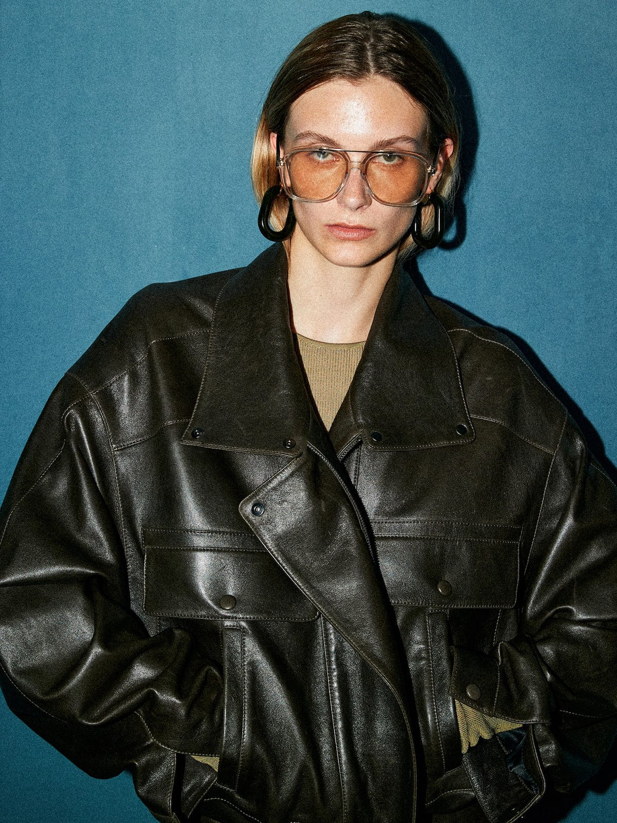 Cynelle | Veste multifonctionnelle en similicuir pour femme – Vêtement d'extérieur chaud et décontracté