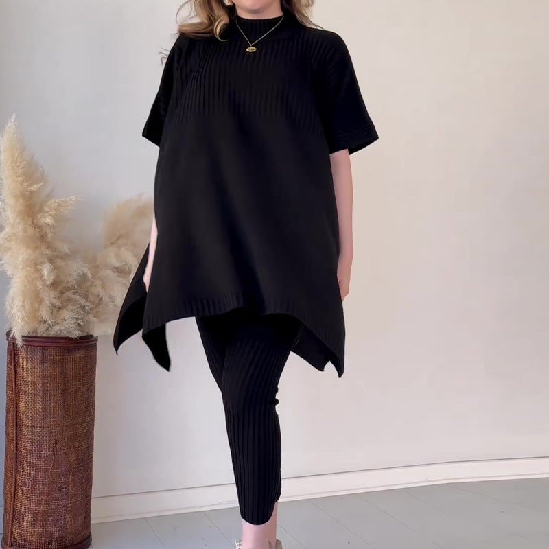 Jania | Casual tweedelige set met vleermuismouwen voor dames – Lichte zomeroutfit