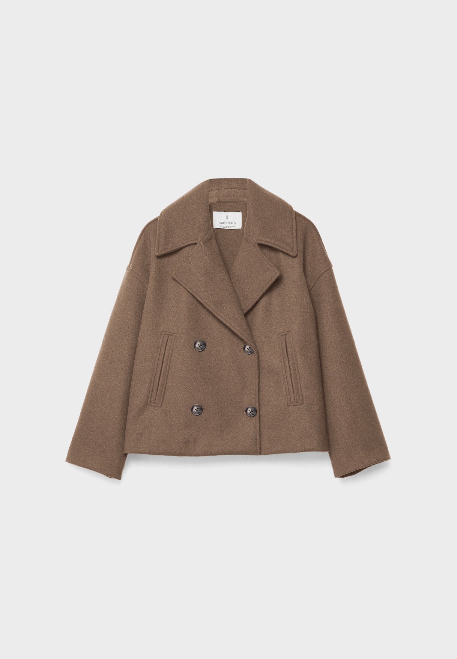 Serelle | Manteau court pour femme à double boutonnage – Vêtement d'extérieur décontracté et élégant, design classique