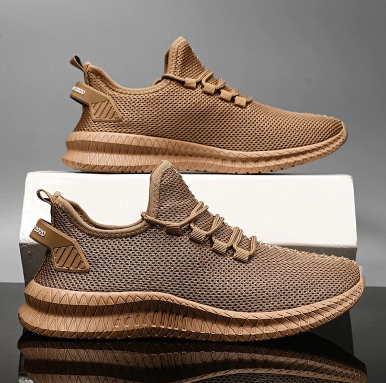 CushionRun | Baskets orthopédiques pour hommes - Chaussures de sport respirantes, légères et confortables avec amorti