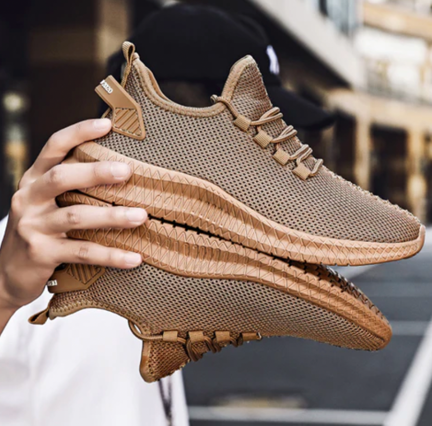 CushionRun | Baskets orthopédiques pour hommes - Chaussures de sport respirantes, légères et confortables avec amorti