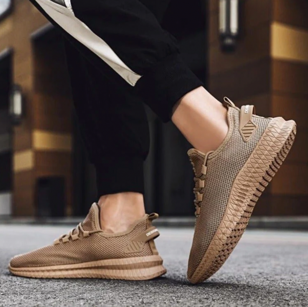 CushionRun | Baskets orthopédiques pour hommes - Chaussures de sport respirantes, légères et confortables avec amorti