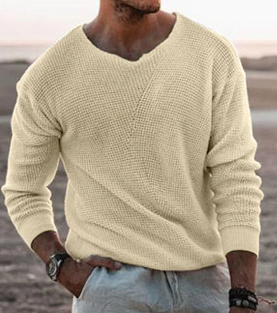 Orenz | Elegante gebreide trui – warme, comfortabele herenpullover voor koud weer