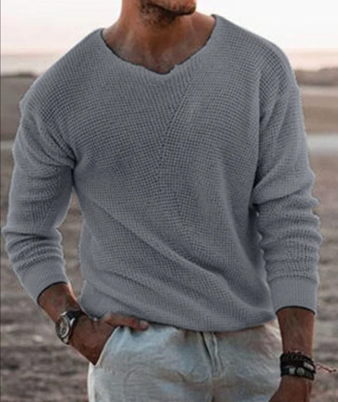 Orenz | Elegante gebreide trui – warme, comfortabele herenpullover voor koud weer