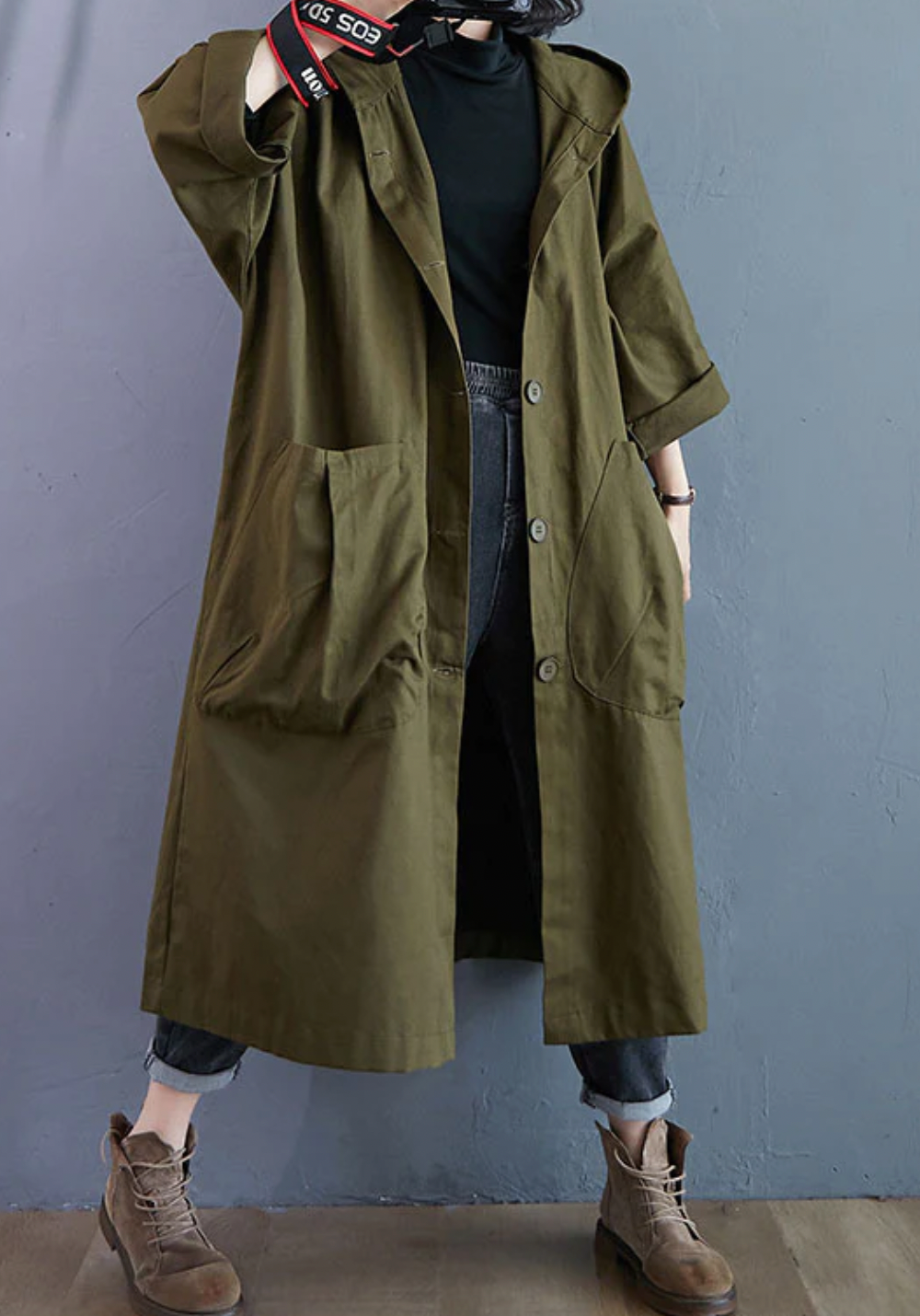 Noelia | Oversized-Herbstmantel für Damen, langer, warmer Freizeitmantel, trendige Oberbekleidung