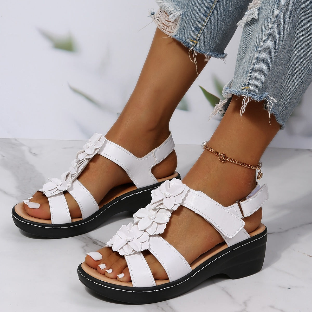 Orphina | Comfortabele sandalen voor dames – Orthopedische, lichtgewicht wandelschoenen