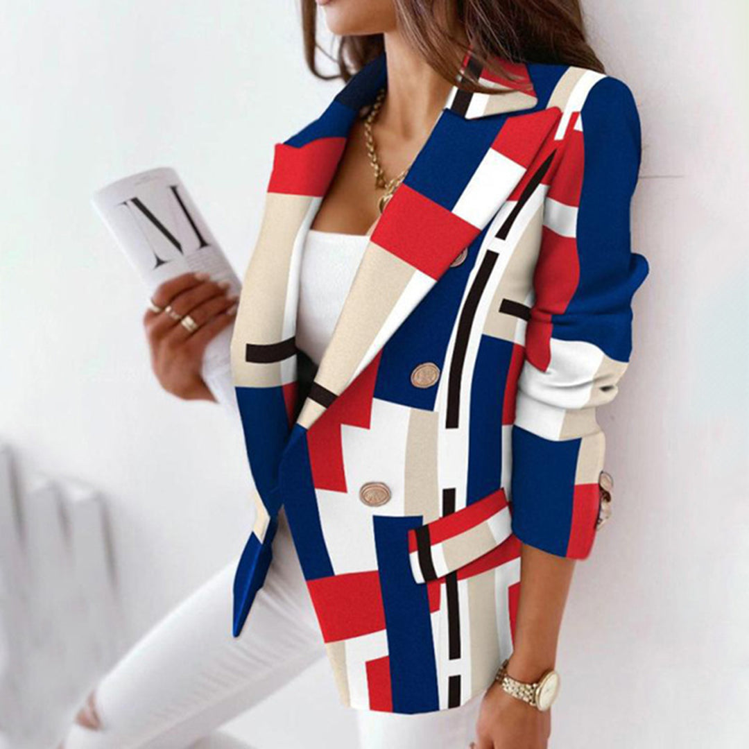Callidora | Blazer imprimé élégant pour femme - Coupe stylée et confortable