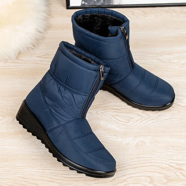 Snovelle | Waterdichte winterschoenen voor dames, gevoerd met fleece, warm geïsoleerd winterschoeisel