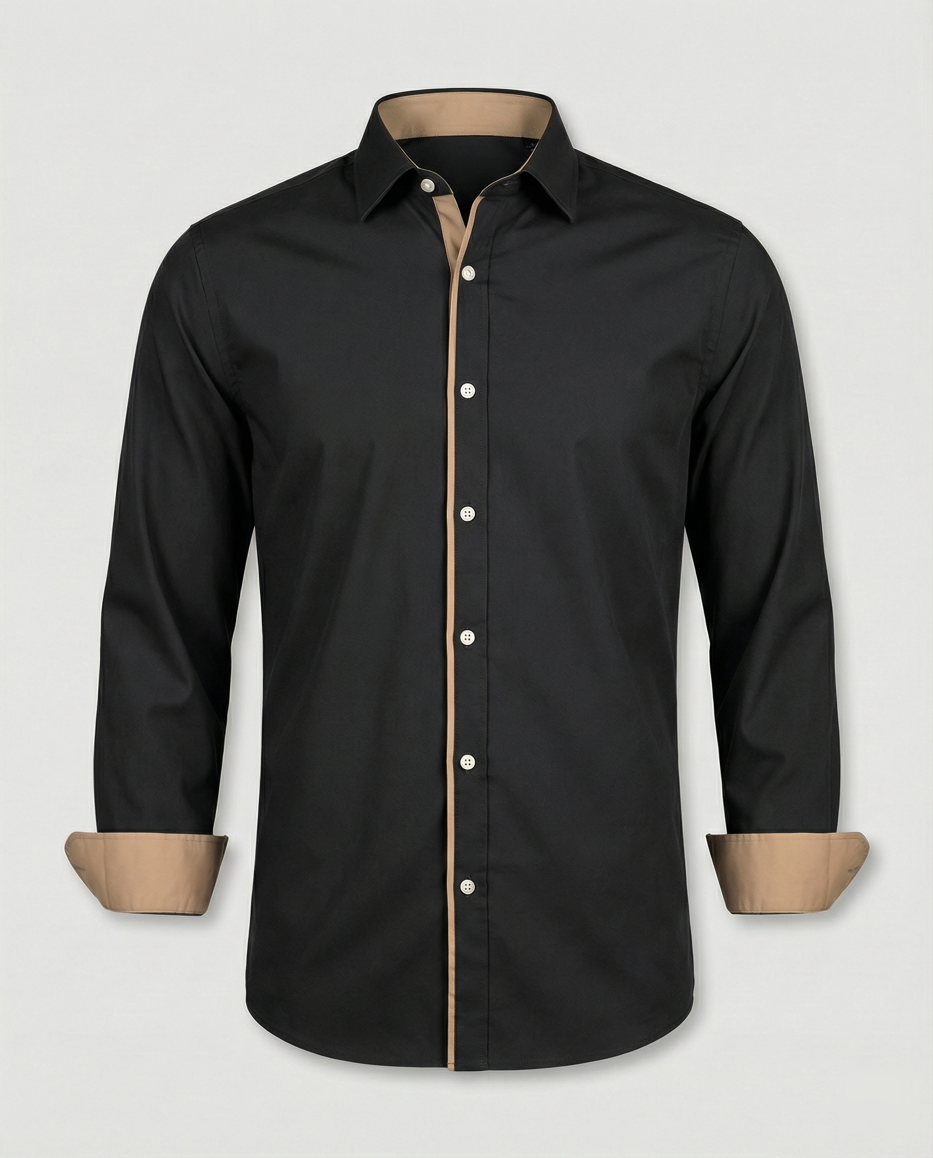 Leofric | Heren Slim Fit Overhemd met Lange Mouwen – Modern Casual & Kantoor Smart Fit