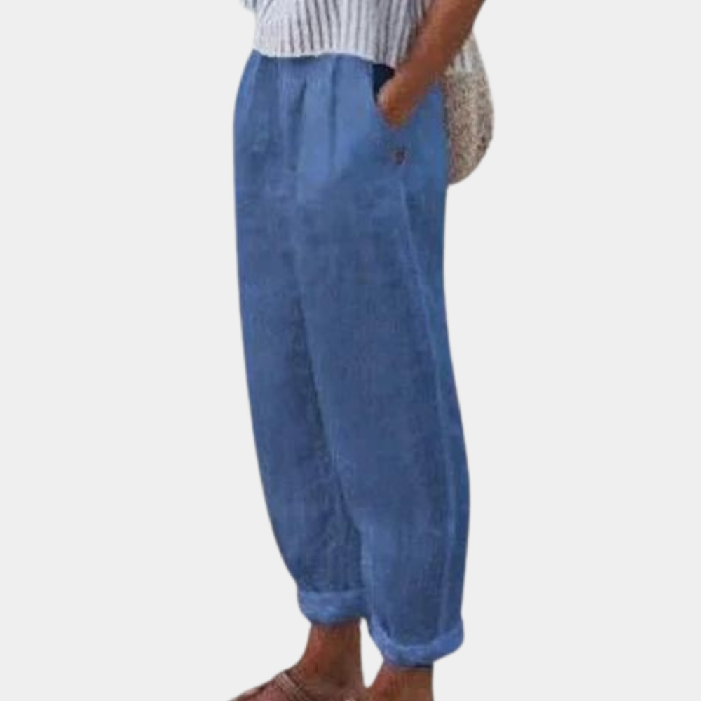 Drita | Comfortabele losvallende damesbroek - casual broek voor dagelijks gebruik