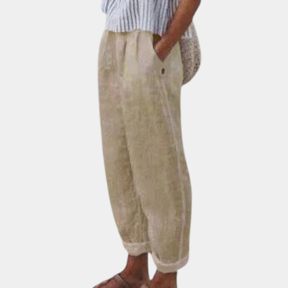 Drita | Comfortabele losvallende damesbroek - casual broek voor dagelijks gebruik