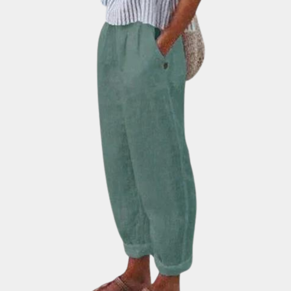 Drita | Comfortabele losvallende damesbroek - casual broek voor dagelijks gebruik