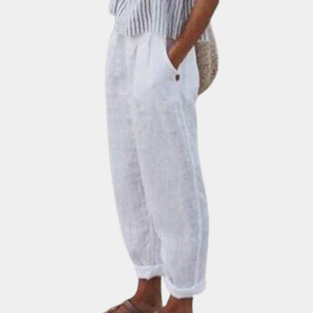 Drita | Comfortabele losvallende damesbroek - casual broek voor dagelijks gebruik