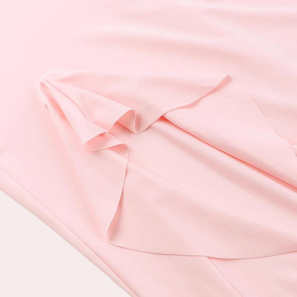 Ondina | Chique maxi-jurk voor dames – mouwloos met V-hals en asymmetrische split