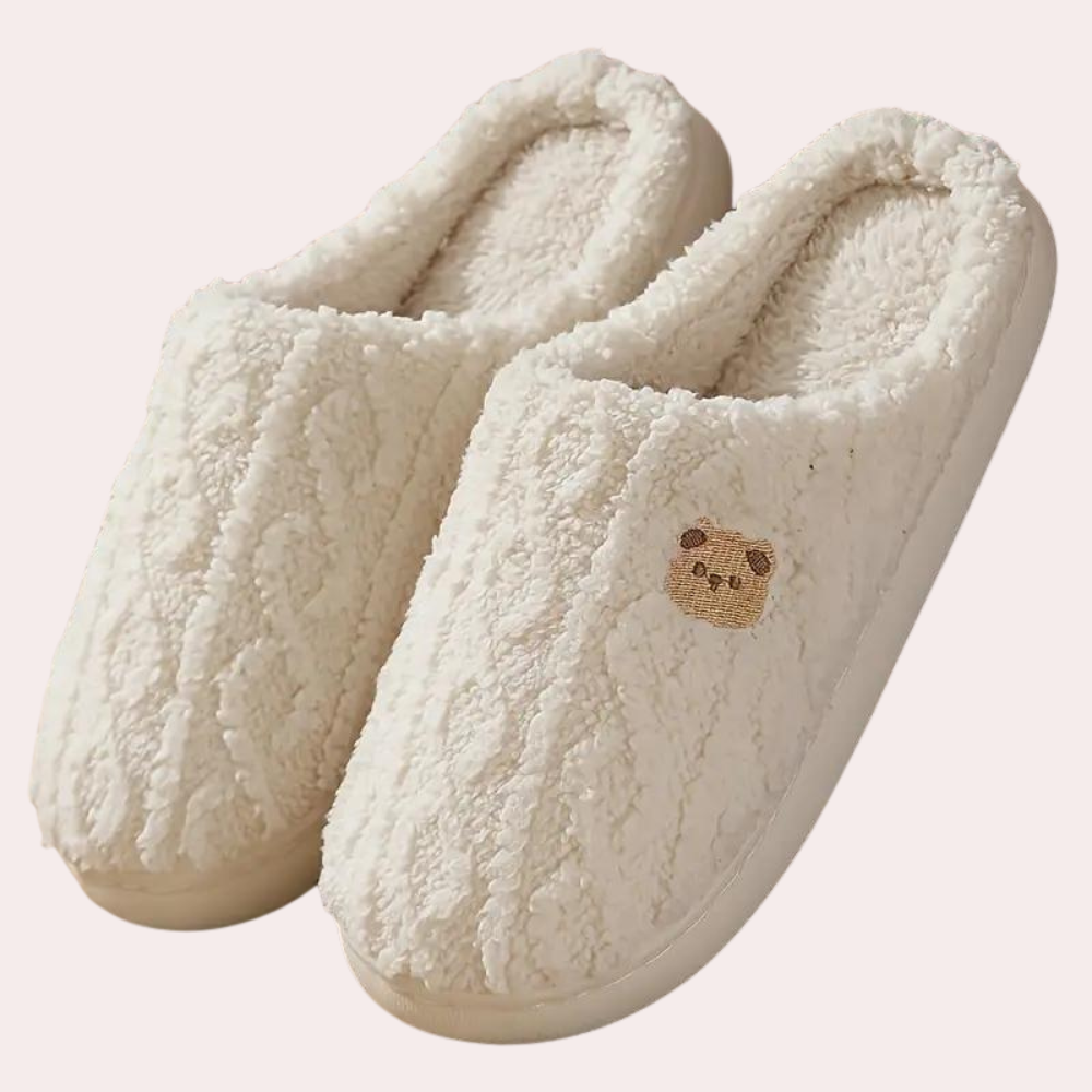 Cozelle | Pantoufles d'hiver douillettes pour femmes – semelle souple, confortables à l'intérieur, chaudes et élégantes