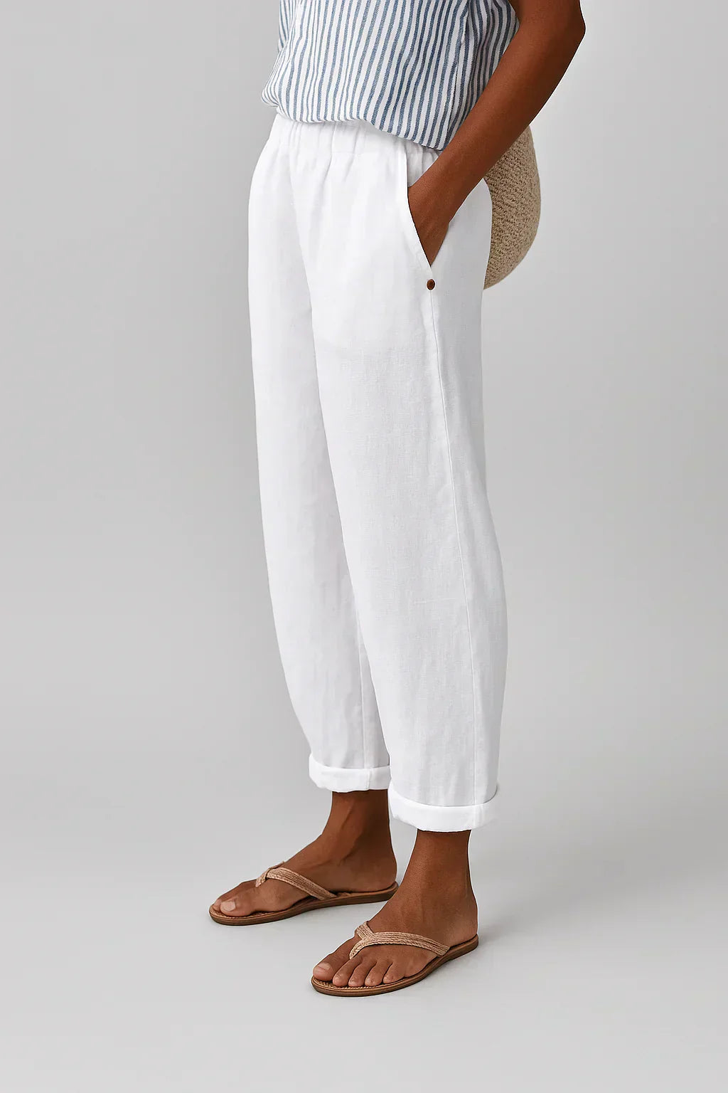 Maerelle | Comfortabele damesbroek met wijde pijpen – Casual broek