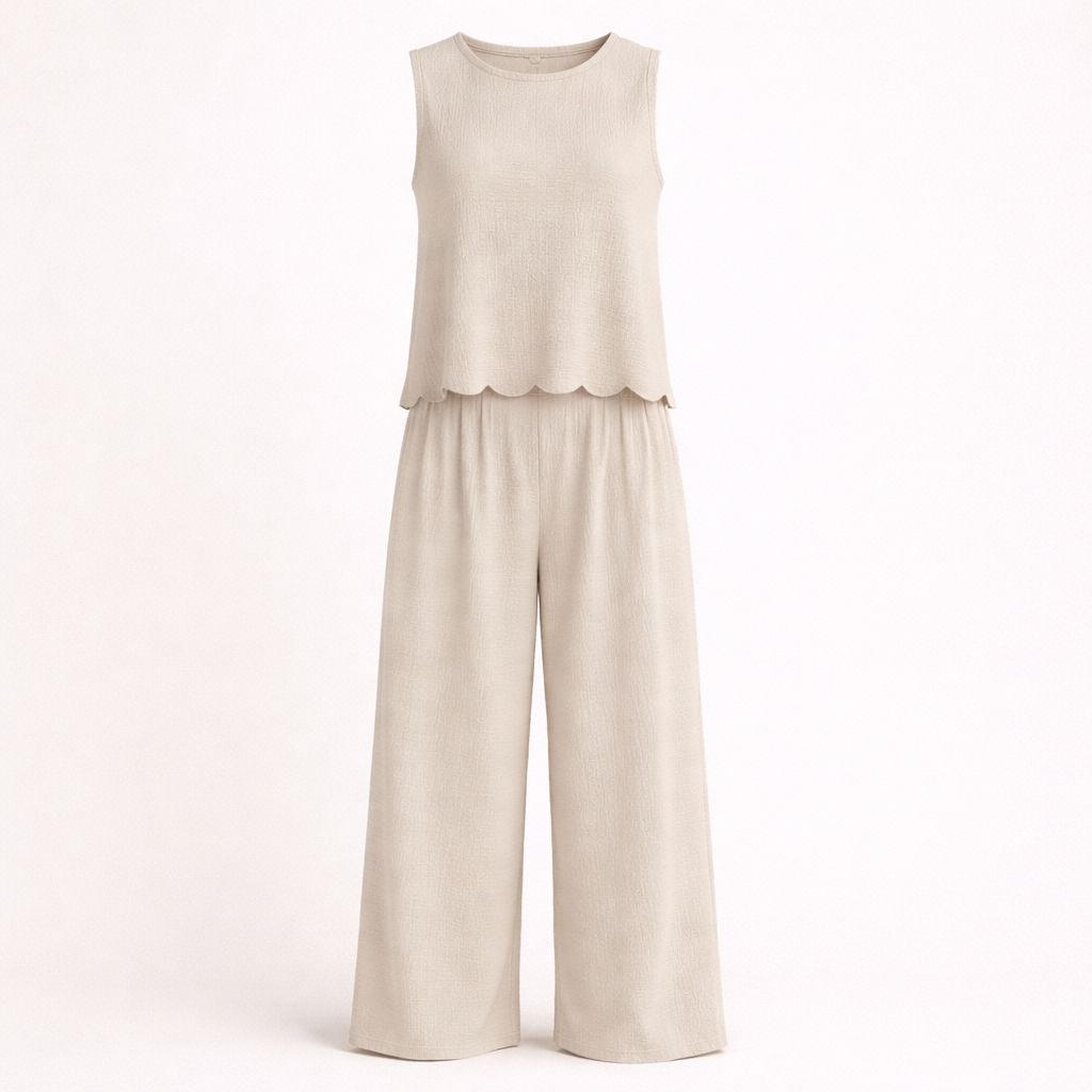 Veloria | cBoho-zomerset voor dames, 2-delig – Lichte, casual vakantieset