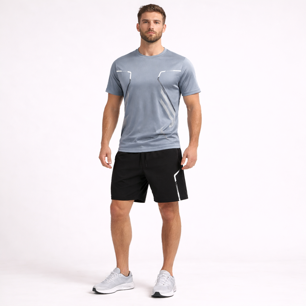 Gorvian | Tennis- en padelset voor heren – Ademende, sneldrogende sportkleding
