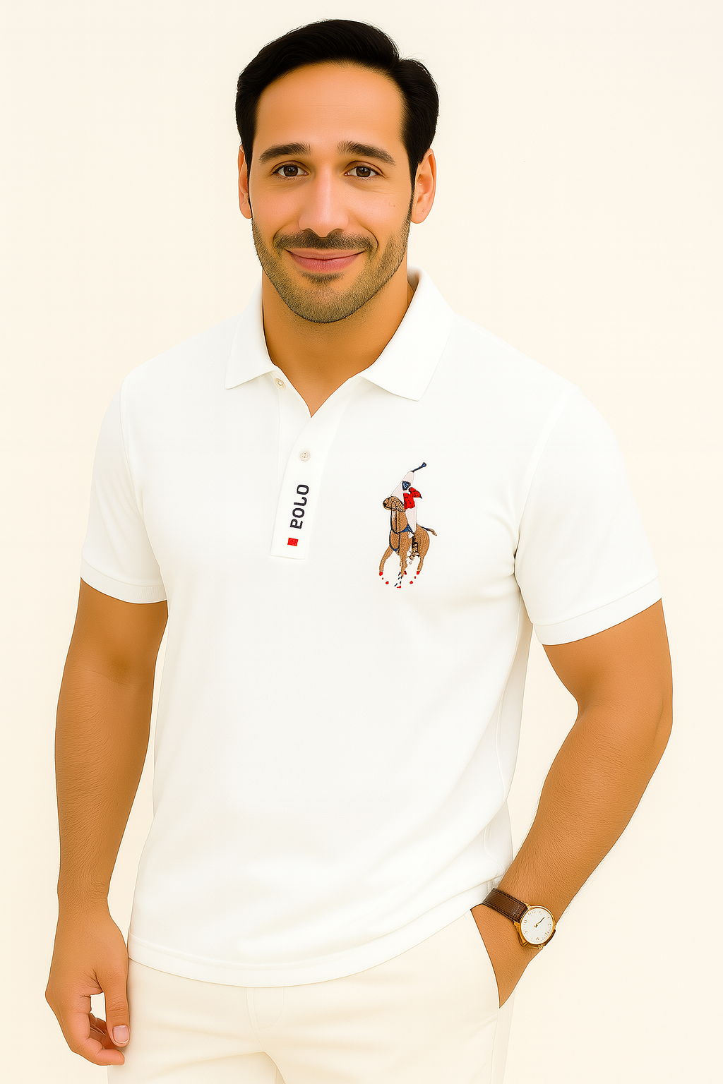 Quaric | Elegantes, lässiges Poloshirt für Herren – Atmungsaktive Baumwolle, kurze Ärmel, perfekt für Beruf und Freizeit