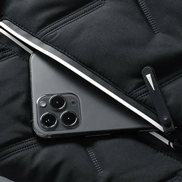 Kaelor | Herren-Herbstjacke – Steppjacke mit Stehkragen, warme Winterjacke