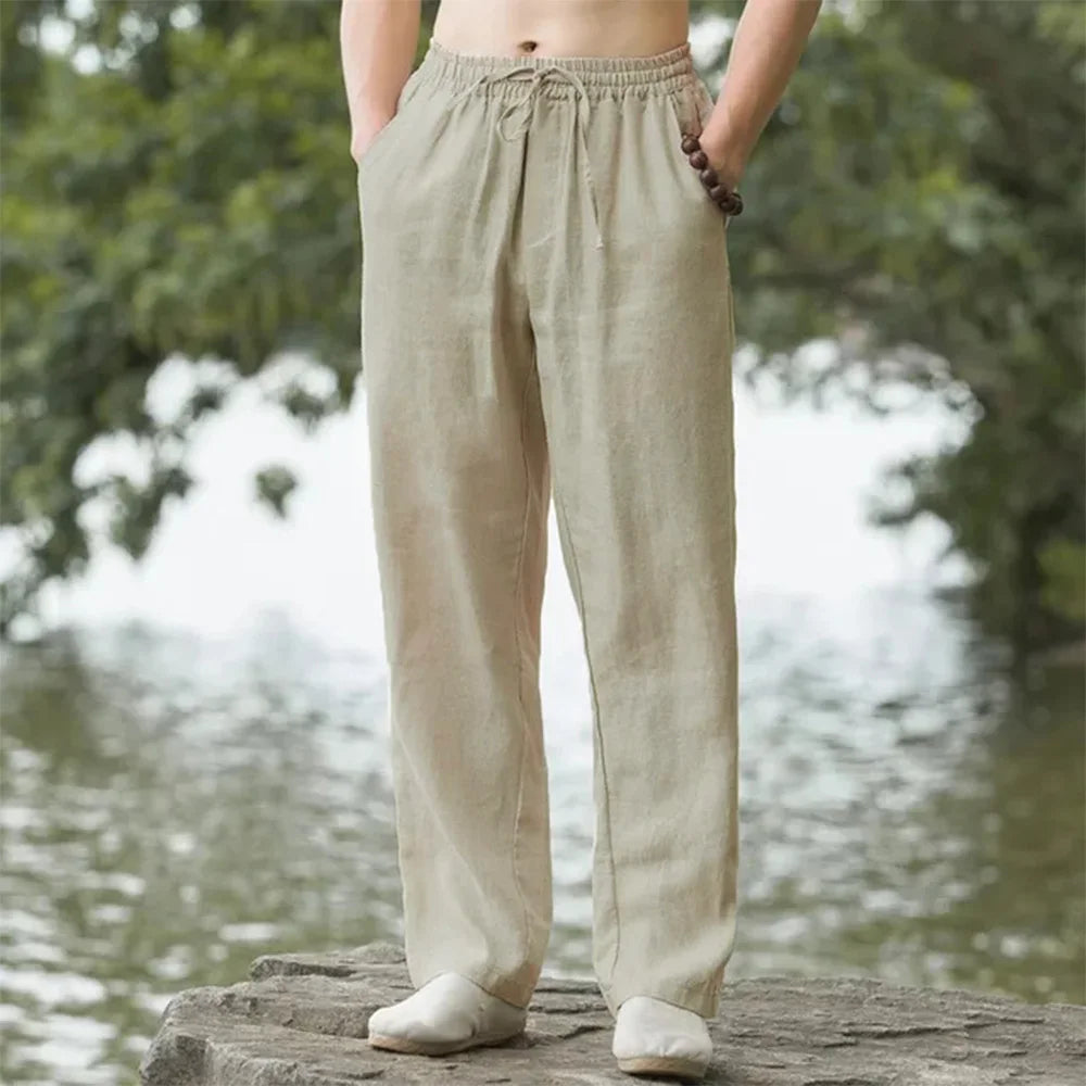 Aston | Lichte, comfortabele broek – Shoreline casual broek voor heren