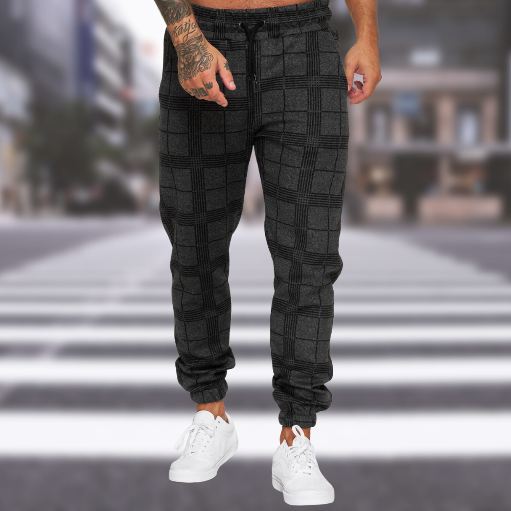 Wyric | Premium geruite herenbroek – Slim fit casual en nette broek