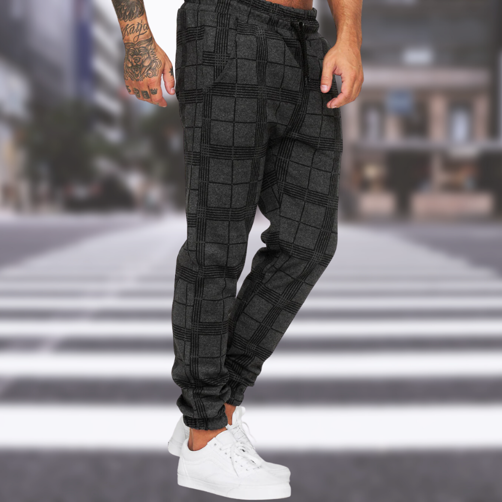 Wyric | Premium geruite herenbroek – Slim fit casual en nette broek