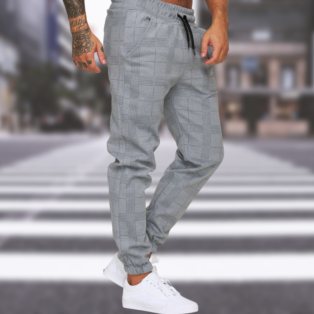 Wyric | Premium geruite herenbroek – Slim fit casual en nette broek