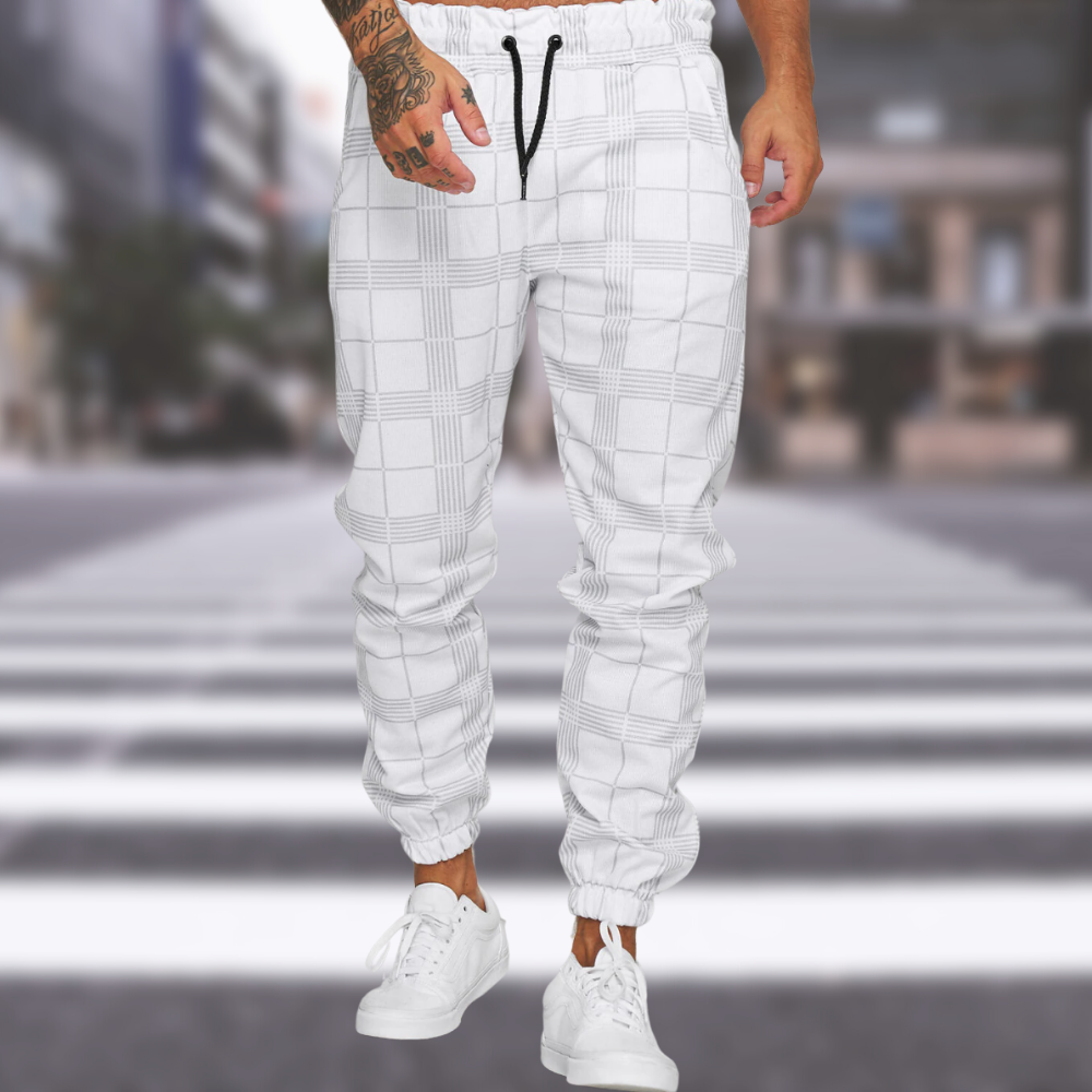 Wyric | Premium geruite herenbroek – Slim fit casual en nette broek