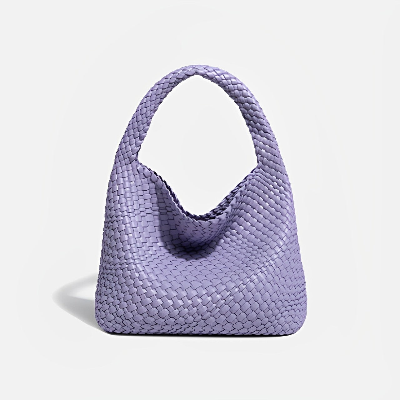 Luxora | Zachte leren bucket bag voor dames – Handgemaakte geweven luxe schoudertas