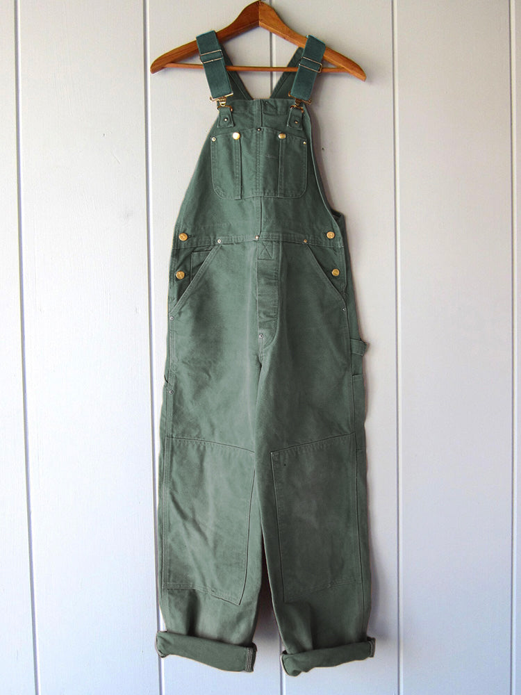 Ismera | Dames canvas tuinbroek met bretels – Werkoveralls met verstelbare bandjes, praktische zakken