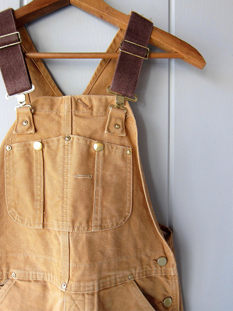 Ismera | Dames canvas tuinbroek met bretels – Werkoveralls met verstelbare bandjes, praktische zakken
