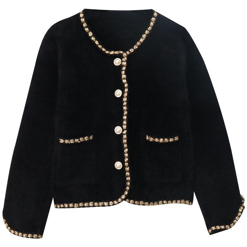 Kaeressa | Gilet luxueux en velours de vison pour femme - Finition élégante, vêtement d'extérieur doux et stylé