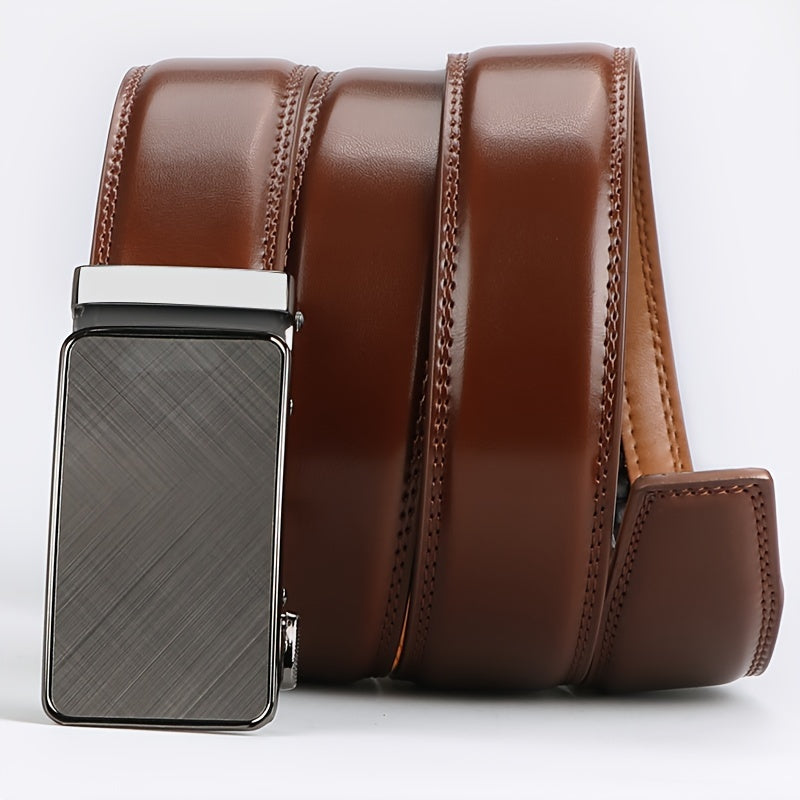 AutoLoop | Ceinture automatique en cuir pour homme - Ceinture résistante pour usage décontracté et habillé