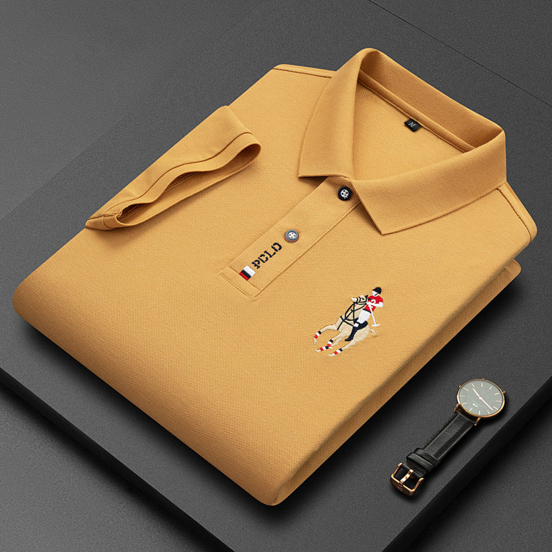 Quaric | Elegantes, lässiges Poloshirt für Herren – Atmungsaktive Baumwolle, kurze Ärmel, perfekt für Beruf und Freizeit