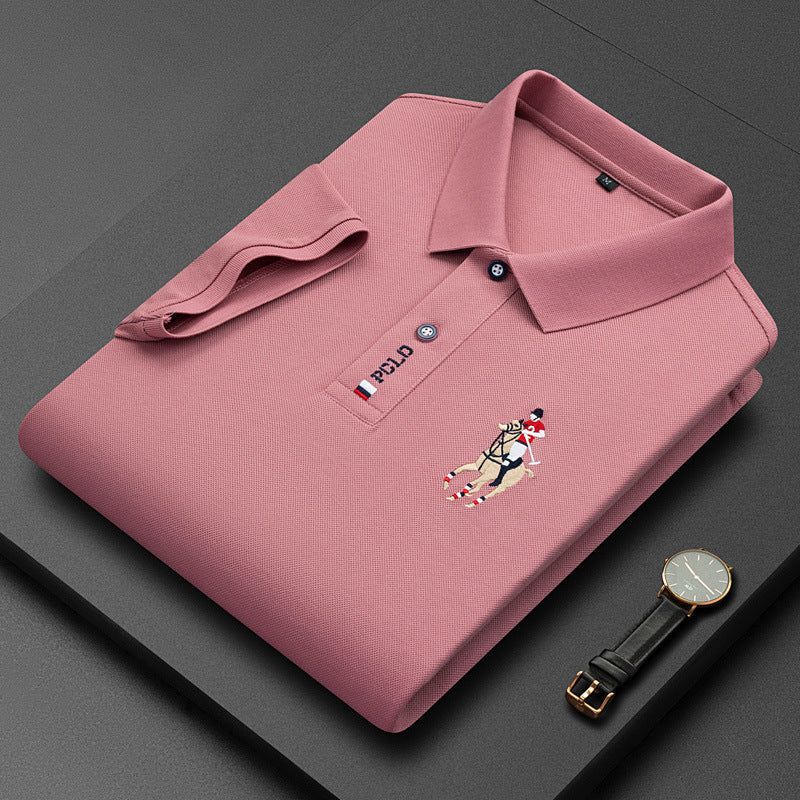 Quaric | Elegantes, lässiges Poloshirt für Herren – Atmungsaktive Baumwolle, kurze Ärmel, perfekt für Beruf und Freizeit