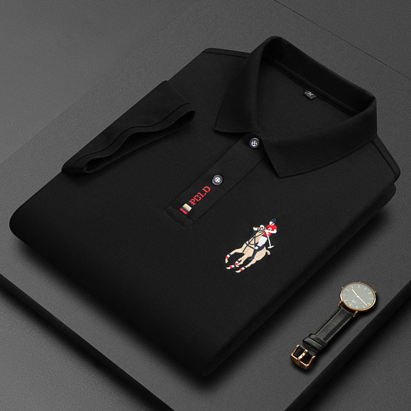 Quaric | Elegantes, lässiges Poloshirt für Herren – Atmungsaktive Baumwolle, kurze Ärmel, perfekt für Beruf und Freizeit
