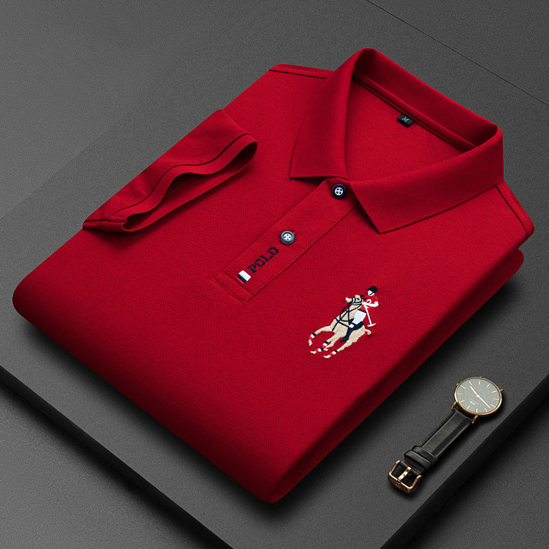 Quaric | Elegantes, lässiges Poloshirt für Herren – Atmungsaktive Baumwolle, kurze Ärmel, perfekt für Beruf und Freizeit