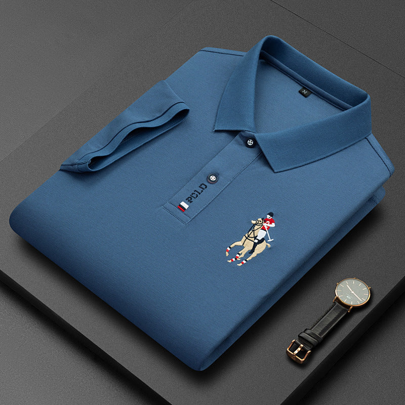 Quaric | Elegantes, lässiges Poloshirt für Herren – Atmungsaktive Baumwolle, kurze Ärmel, perfekt für Beruf und Freizeit