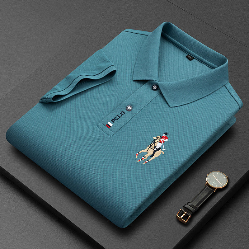 Quaric | Elegantes, lässiges Poloshirt für Herren – Atmungsaktive Baumwolle, kurze Ärmel, perfekt für Beruf und Freizeit