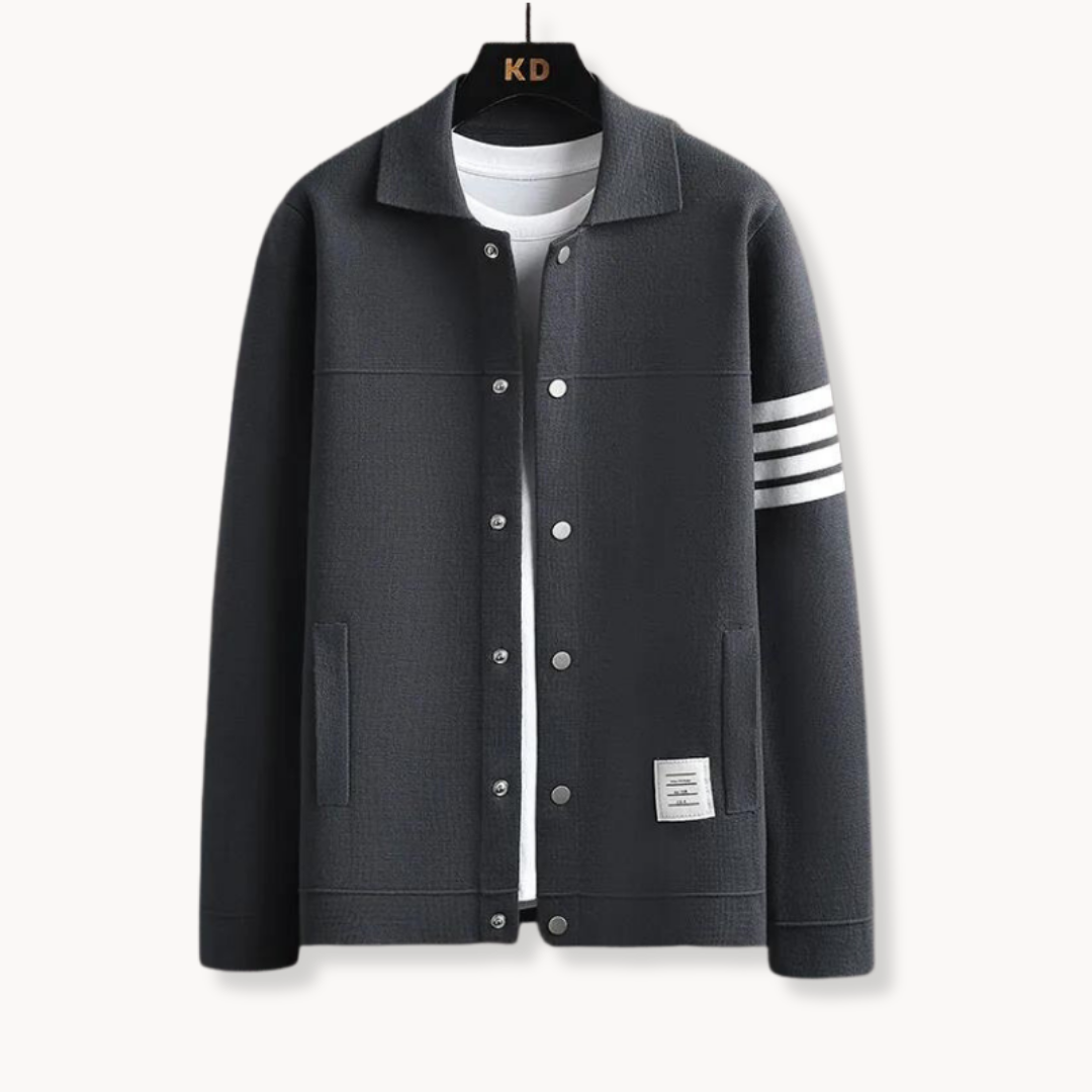 Galenor | Herren-Strickjacke mit Kapuze – Leichter, atmungsaktiver Strickpullover mit Schalkragen